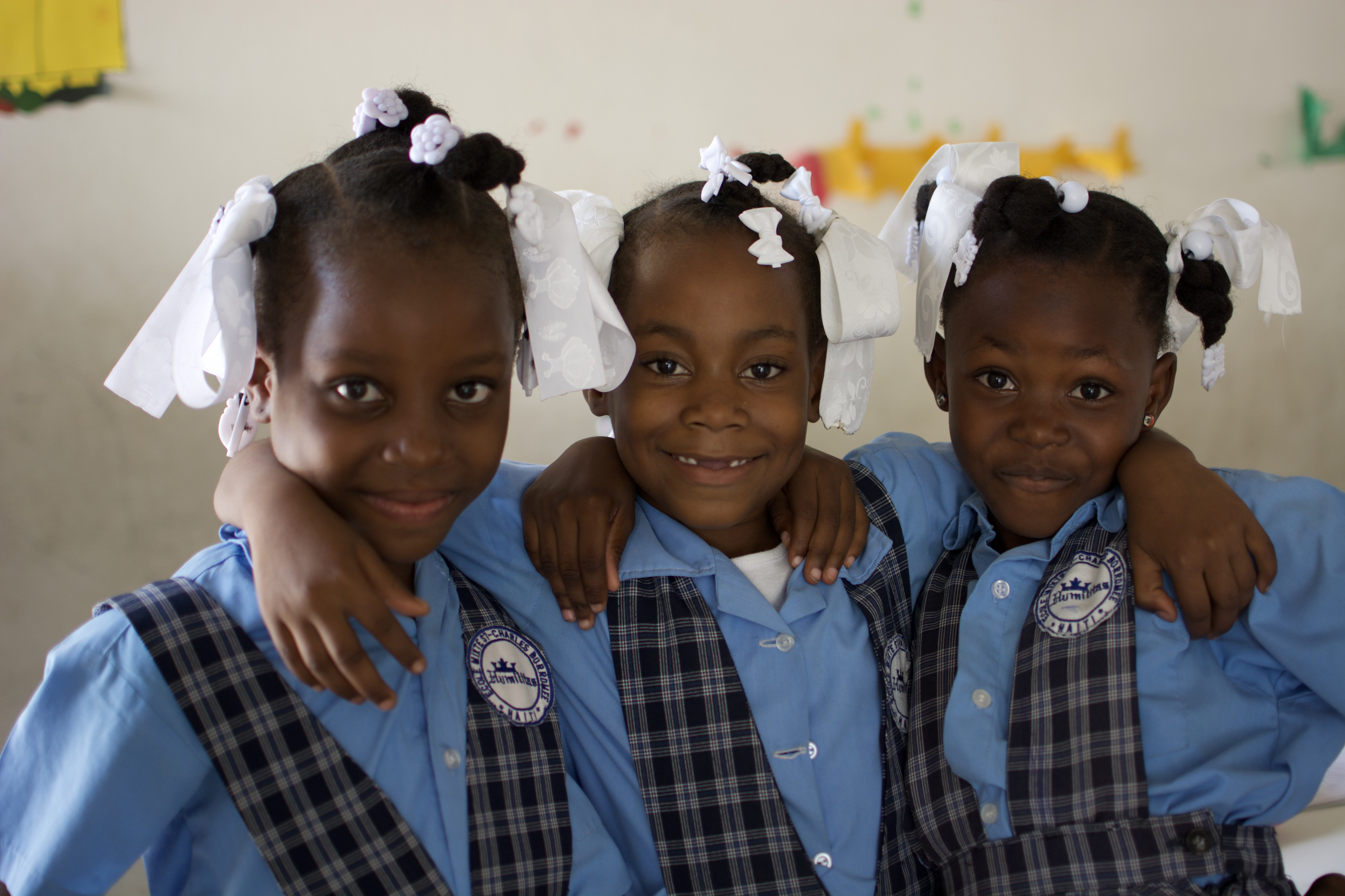 Students at Marre Bleue