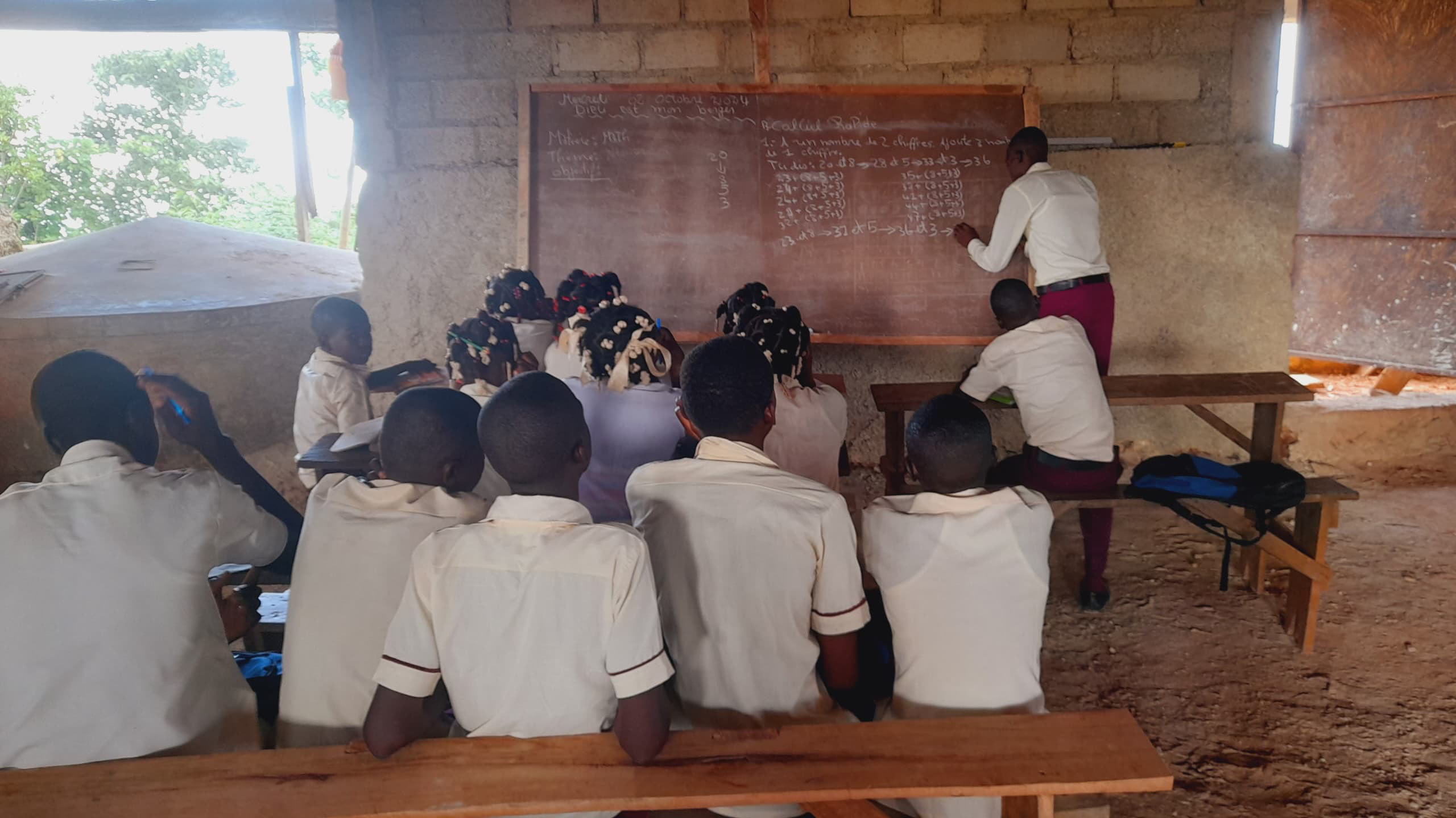 Students learning digital skills